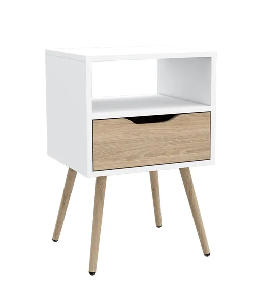 Nochero AAN beige con blanco