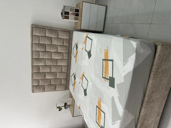 Espaldar + Base cama con cajones laterales