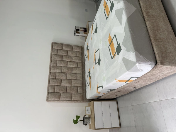 Espaldar + Base cama con cajones laterales